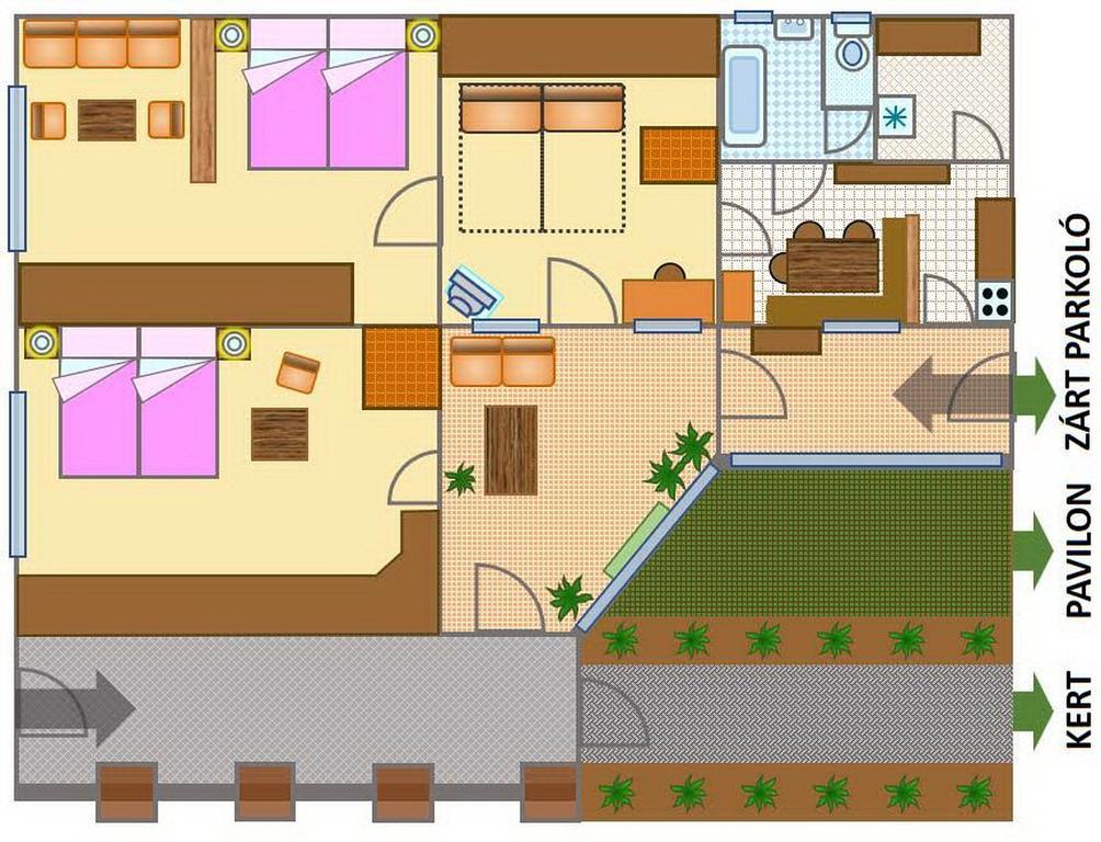 Hajnal Apartman Villa Gyula Exterior foto